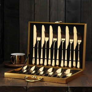 Cutlery/Flatware Set - The Bar Range™ (24 pcs set) - The Cream Bar