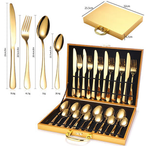 Cutlery/Flatware Set - The Bar Range™ (24 pcs set) - The Cream Bar