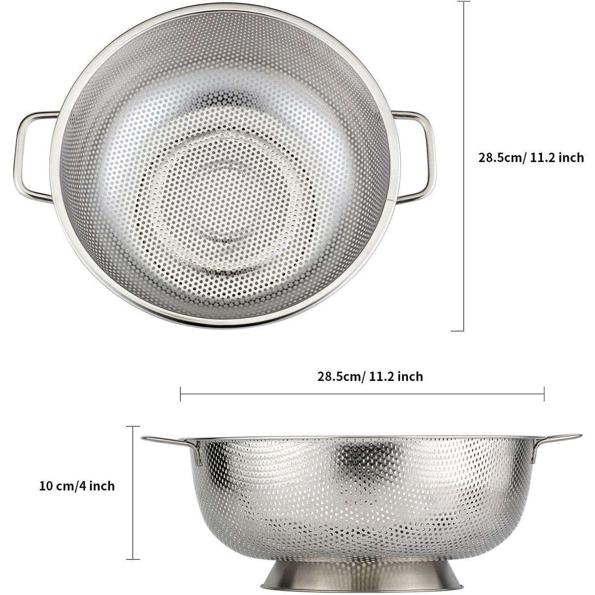 Stainless Steel Sieve (Big Handle+Base) - The Cream Bar