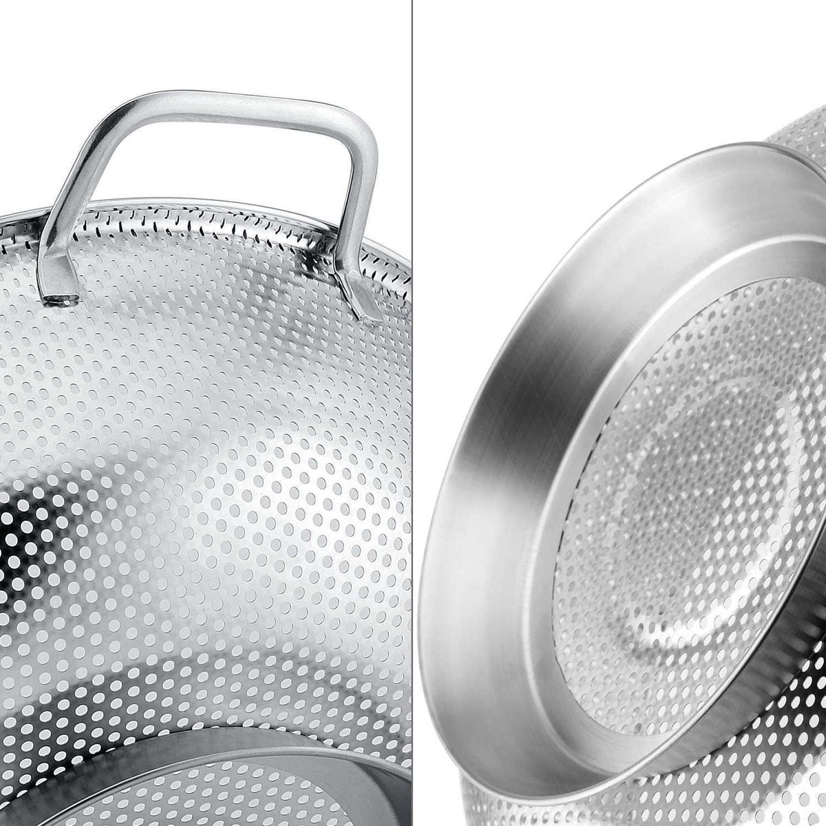 Stainless Steel Sieve (Big Handle+Base) - The Cream Bar