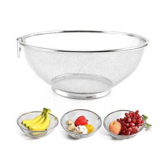 Stainless Steel Sieve (Big Handle+Base) - The Cream Bar