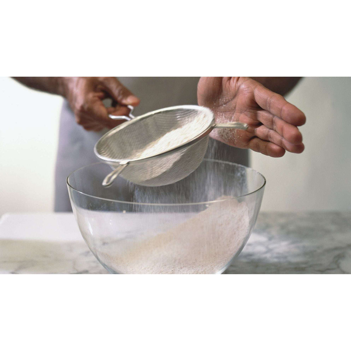 Stainless Steel Sieve (Handle) - Pack of 3 - The Cream Bar