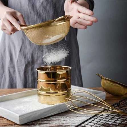 Stainless Steel Sieve (Handle) - The Bar Range (Pack of 3) - The Cream Bar