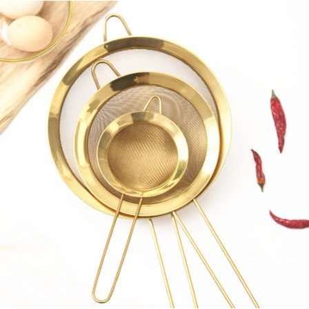 Stainless Steel Sieve (Handle) - The Bar Range (Pack of 3) - The Cream Bar